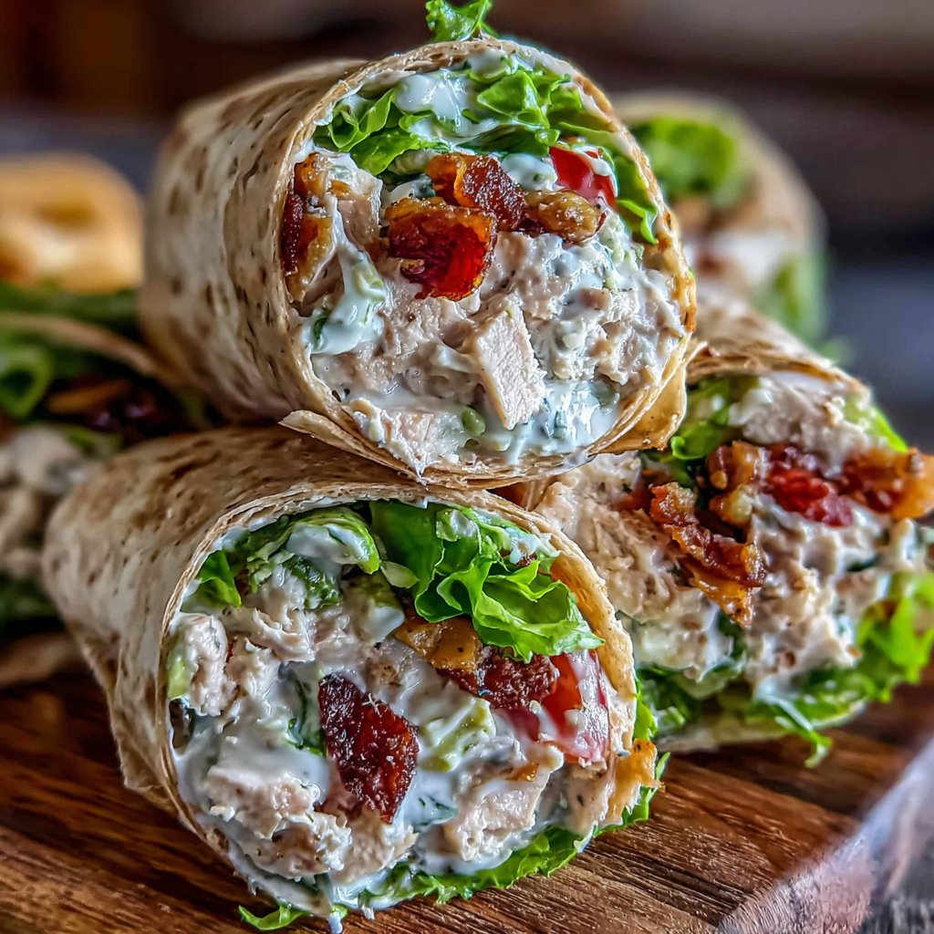 Avocado Tuna Salad Wraps