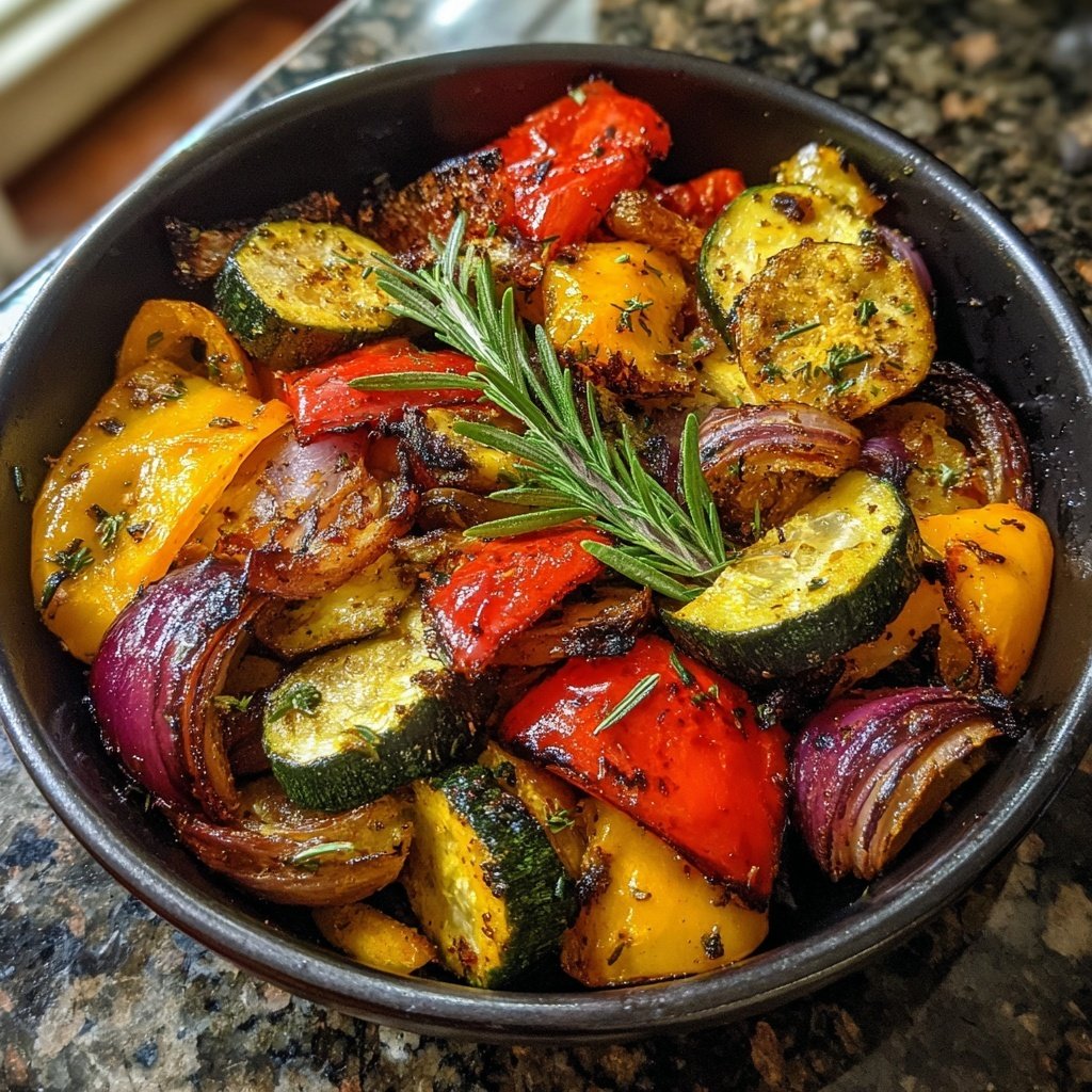 Lemon Herb Roasted Veggies