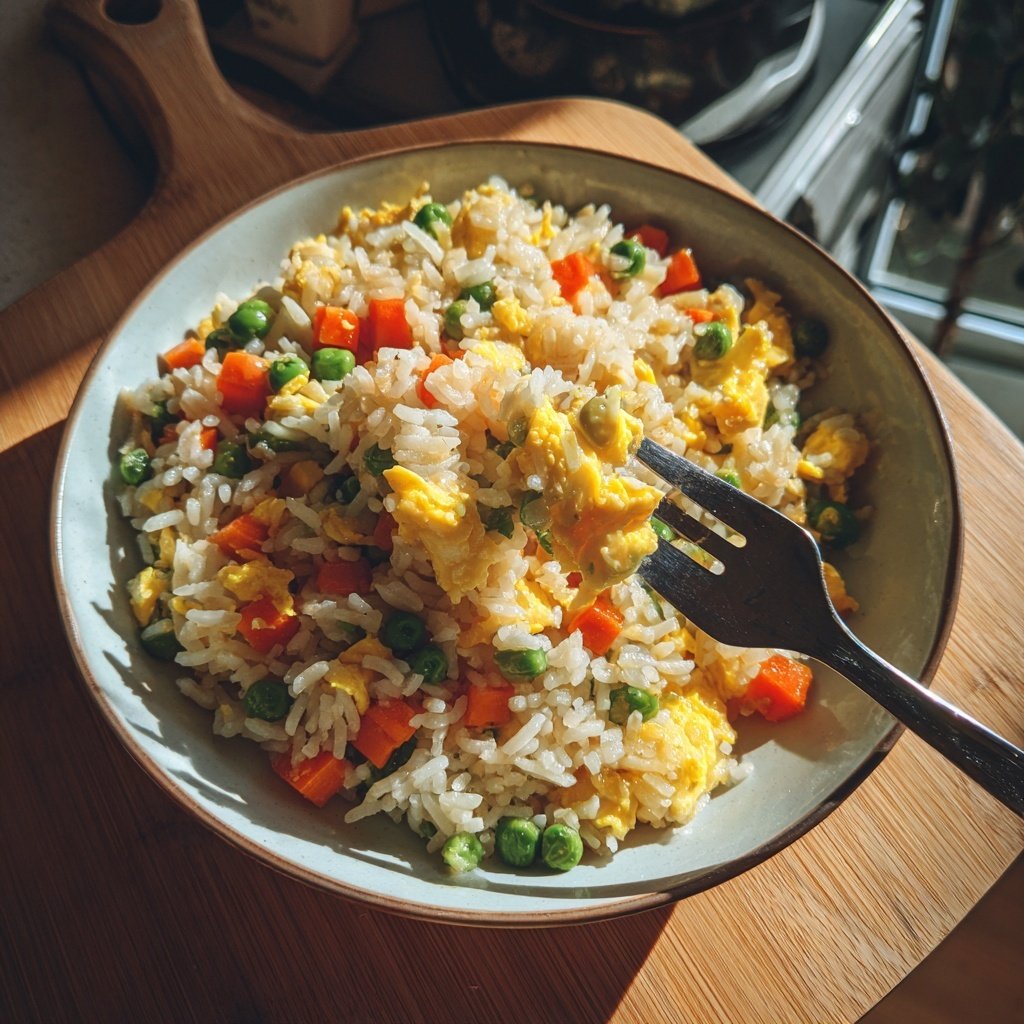 Quick 10 Minute Egg Fried Rice