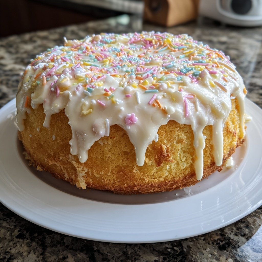 Dessert Vanilla Sponge Cake