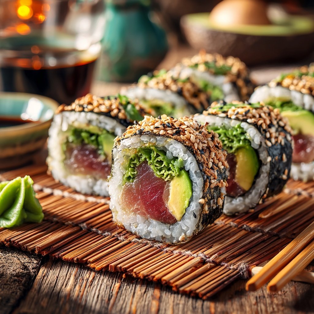 Global Japanese Sushi Rolls