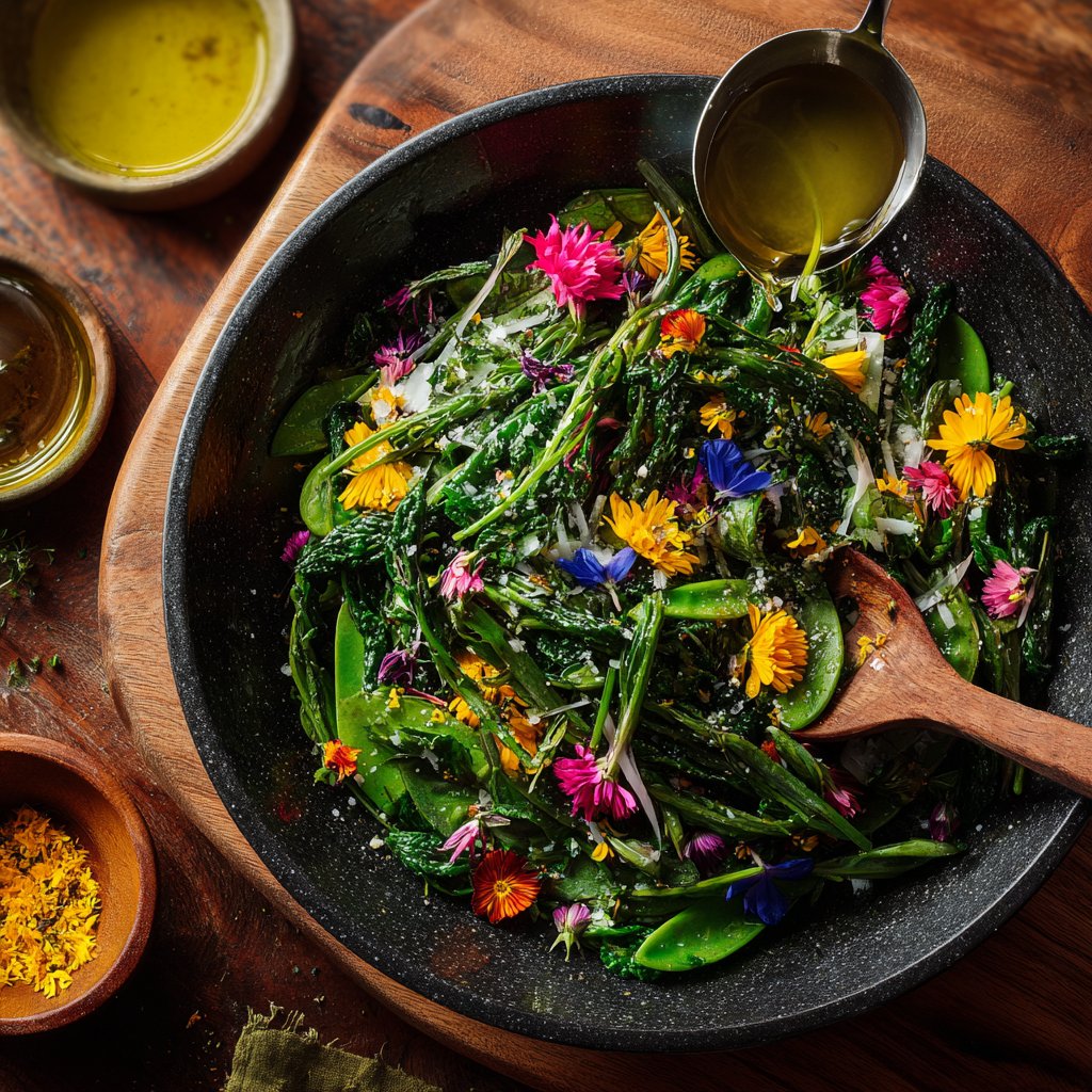 Vibrant Spring Herb Salad