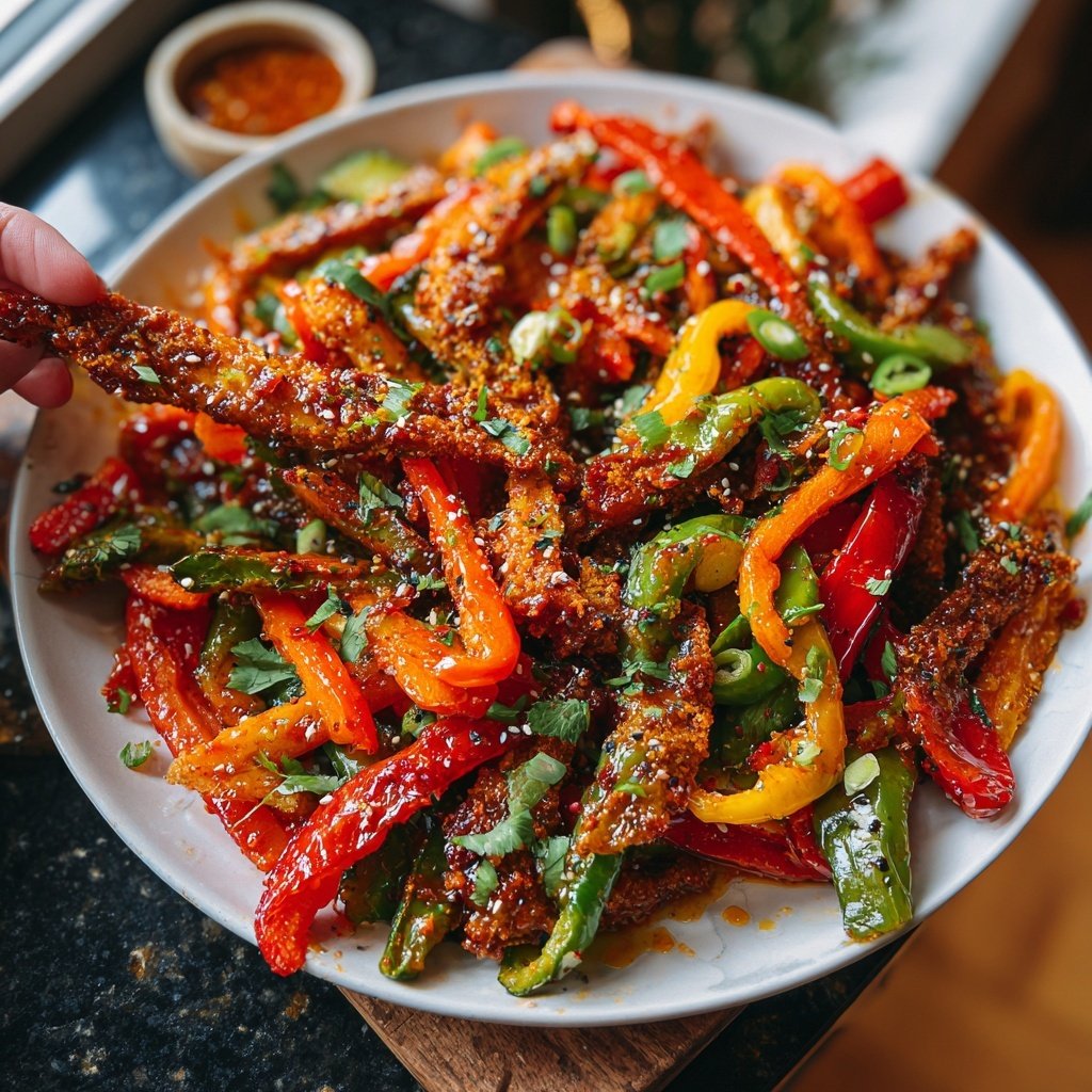 Sweet and Spicy Veggie Platter