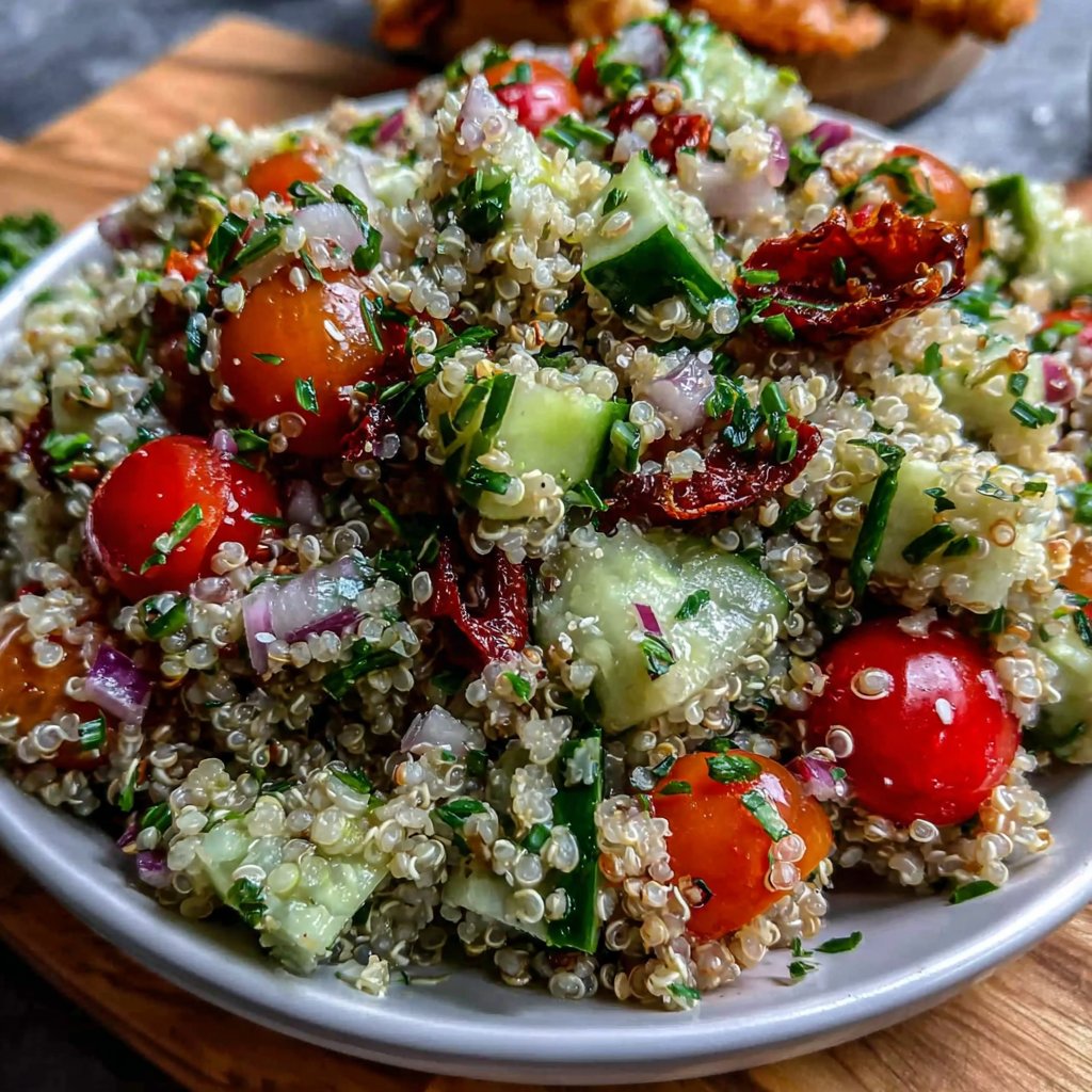 Fluffy Quinoa Spring Salad