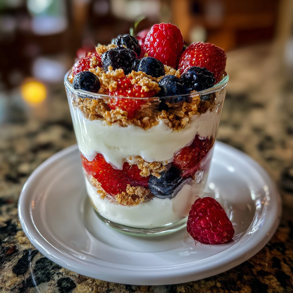 Fresh Berry and Yogurt Parfait